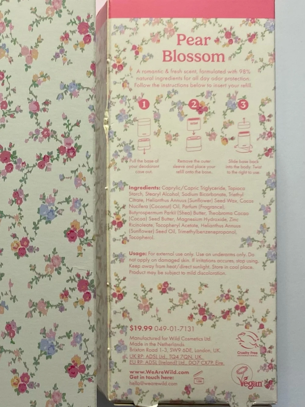 💗 LoveShackFancy x Target Sunrise Patchwork Refillable Deodorant- Pear Blossom 💗